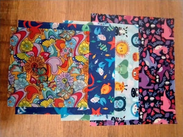 Stony Creek Organics Handmade Organic Beeswax Food Wraps - Pack of 4