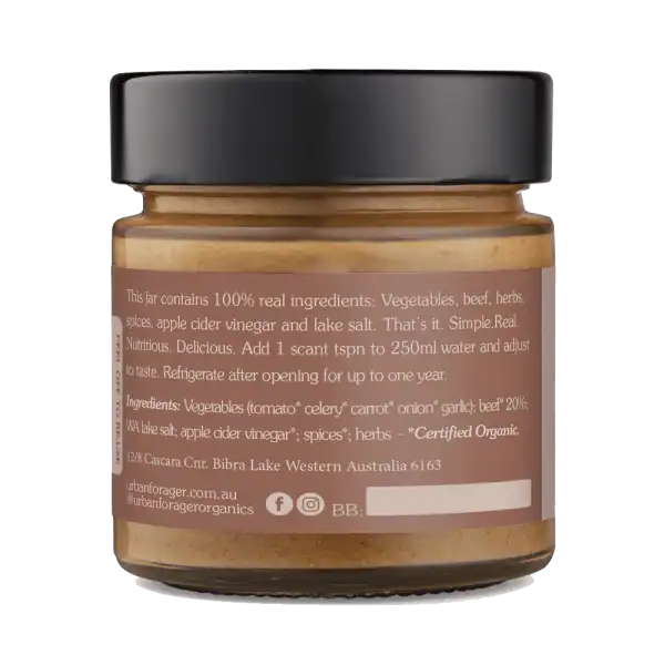 Beef Stock Urban Forager: Organic Beef Stock Concentrate