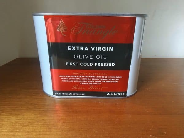Golden Triangle Ceritified Organic Extra Virgin Olive Oil 500ml/2.5L